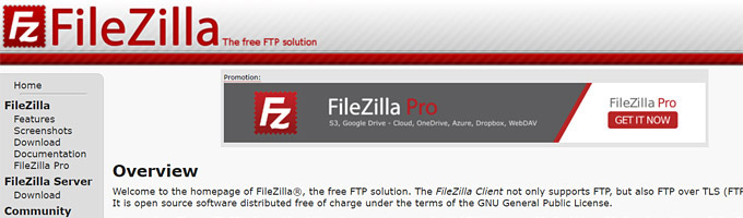 Ftpクライアント Filezilla ファイルジラ の転送速度に感動 Web上手